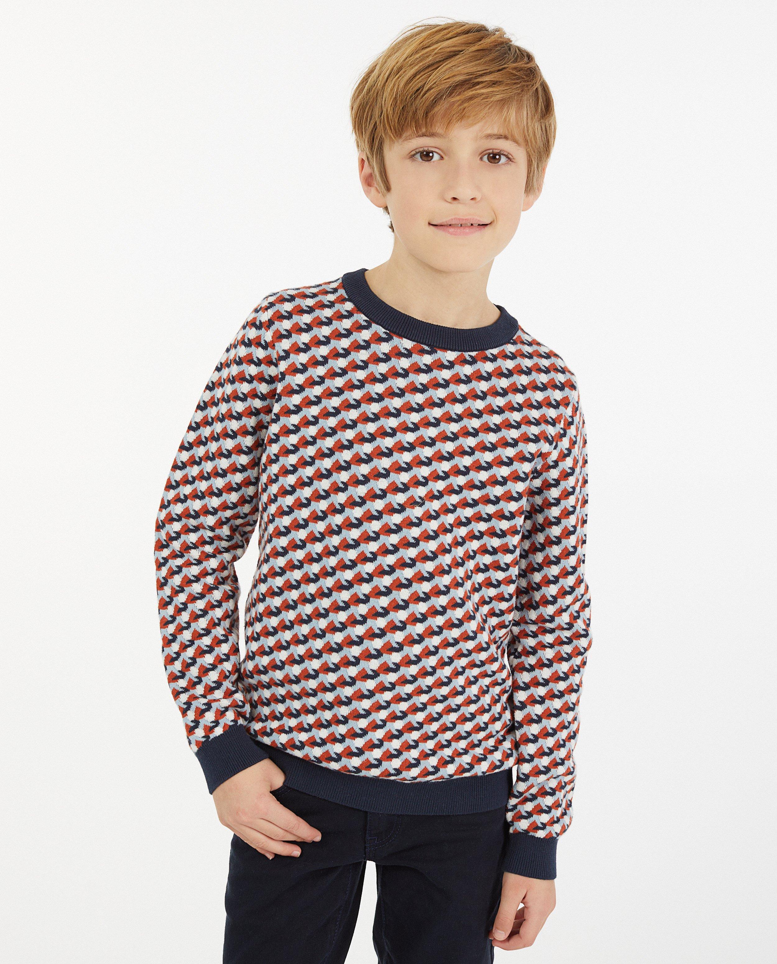 Pulls - Pull en tricot à motif jacquard