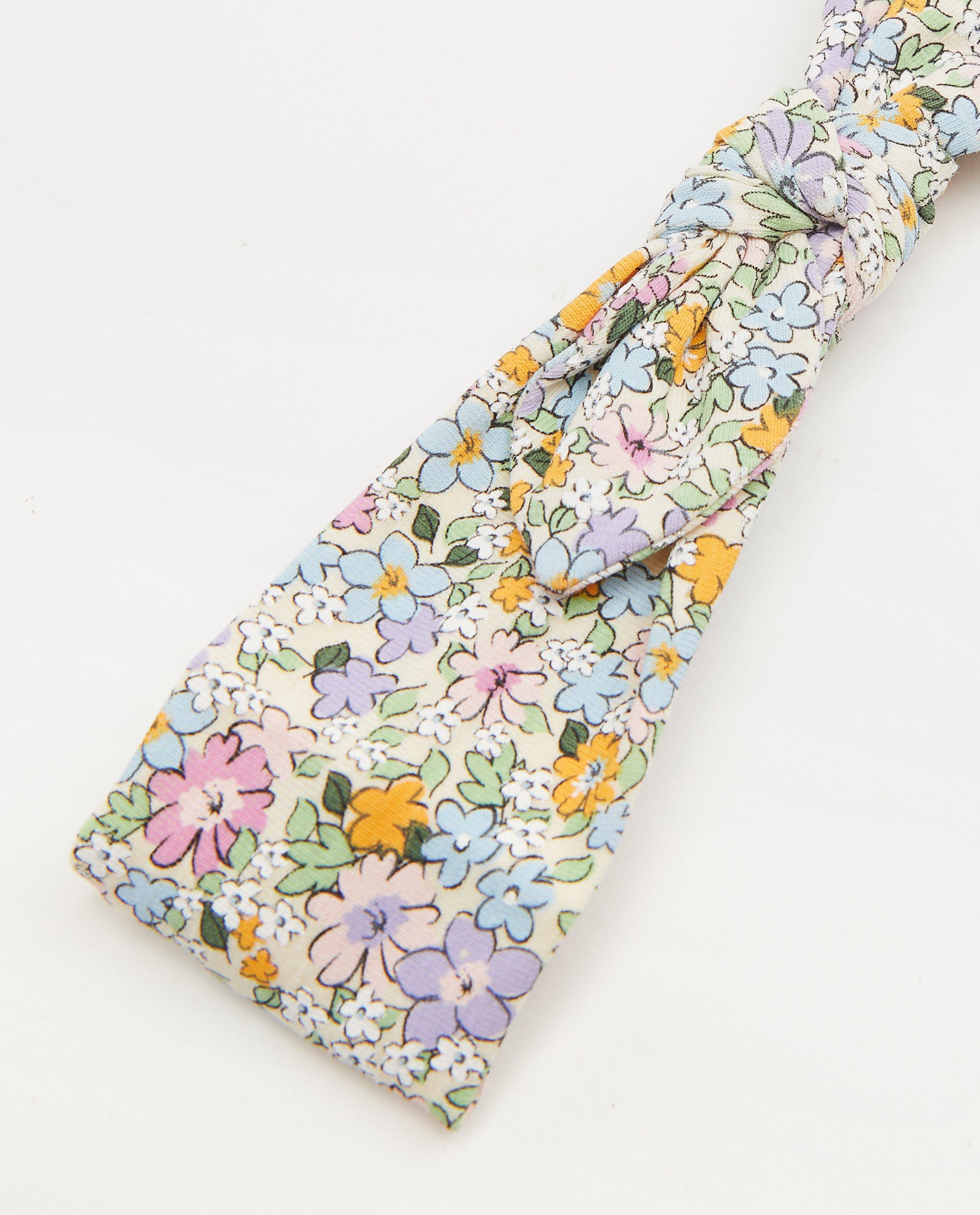Breigoed - Haarband met bloemenprint