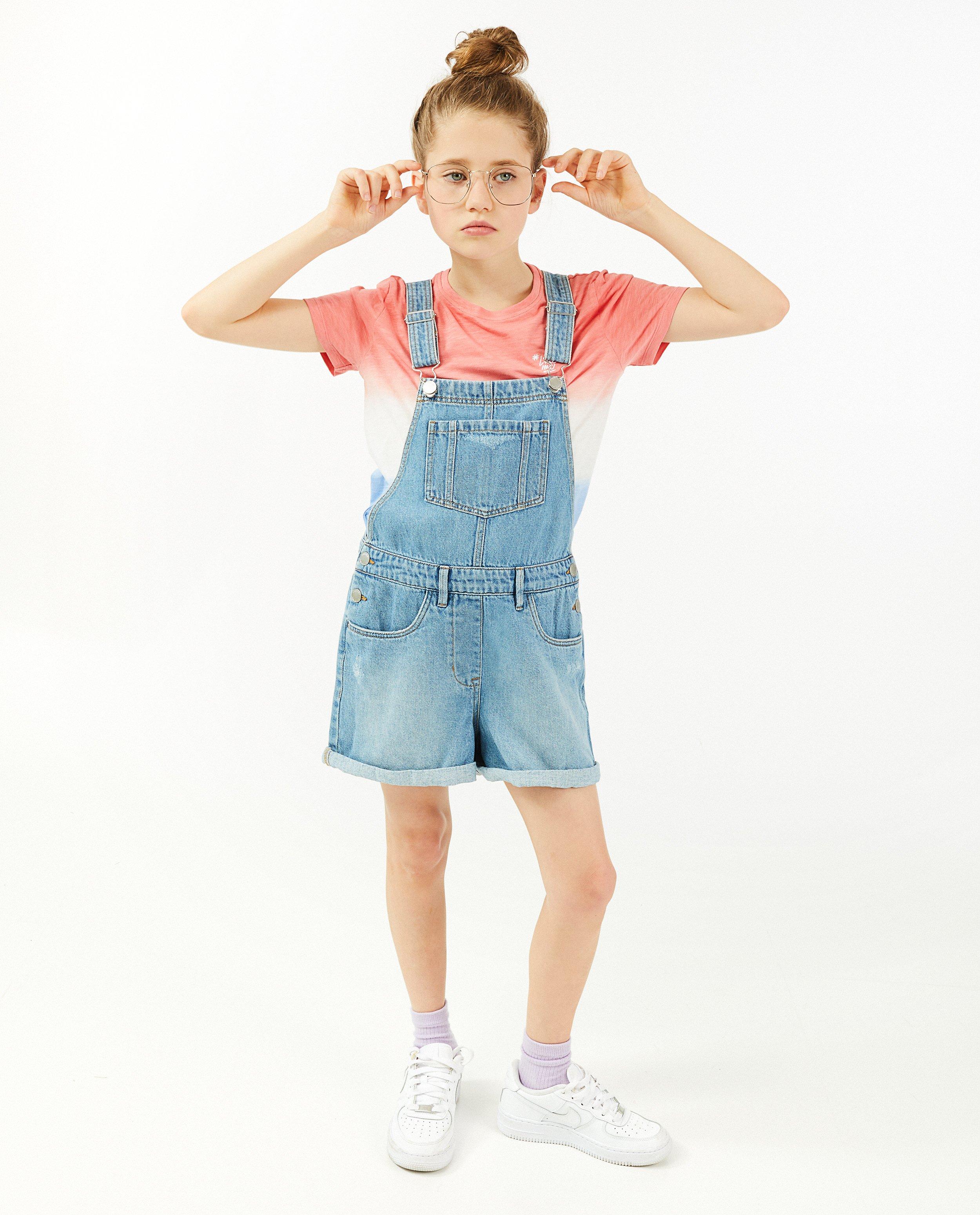 T-shirt met gradiëntprint #LikeMe - stretch - Like Me