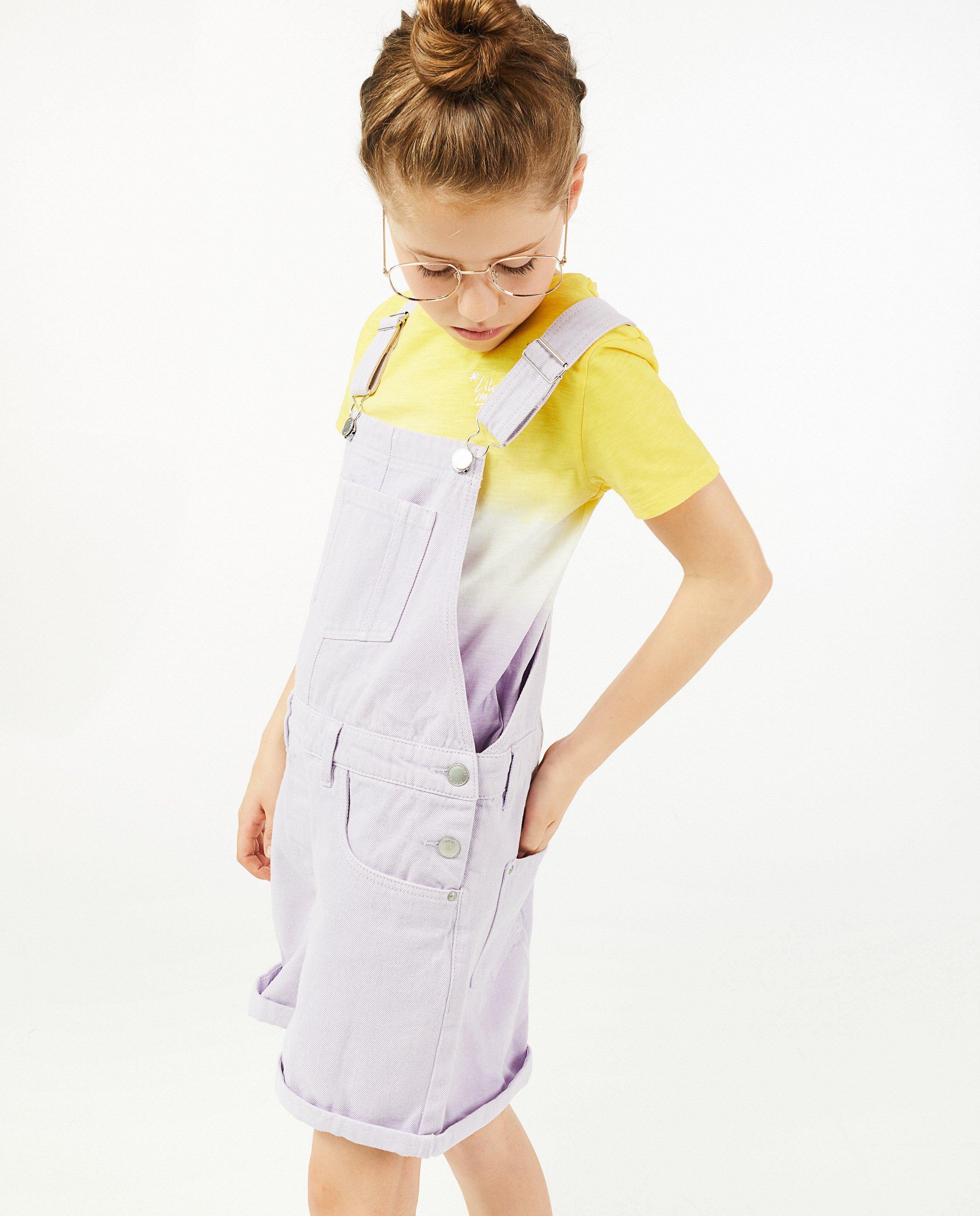 T-shirt met gradiëntprint #LikeMe - stretch - Like Me