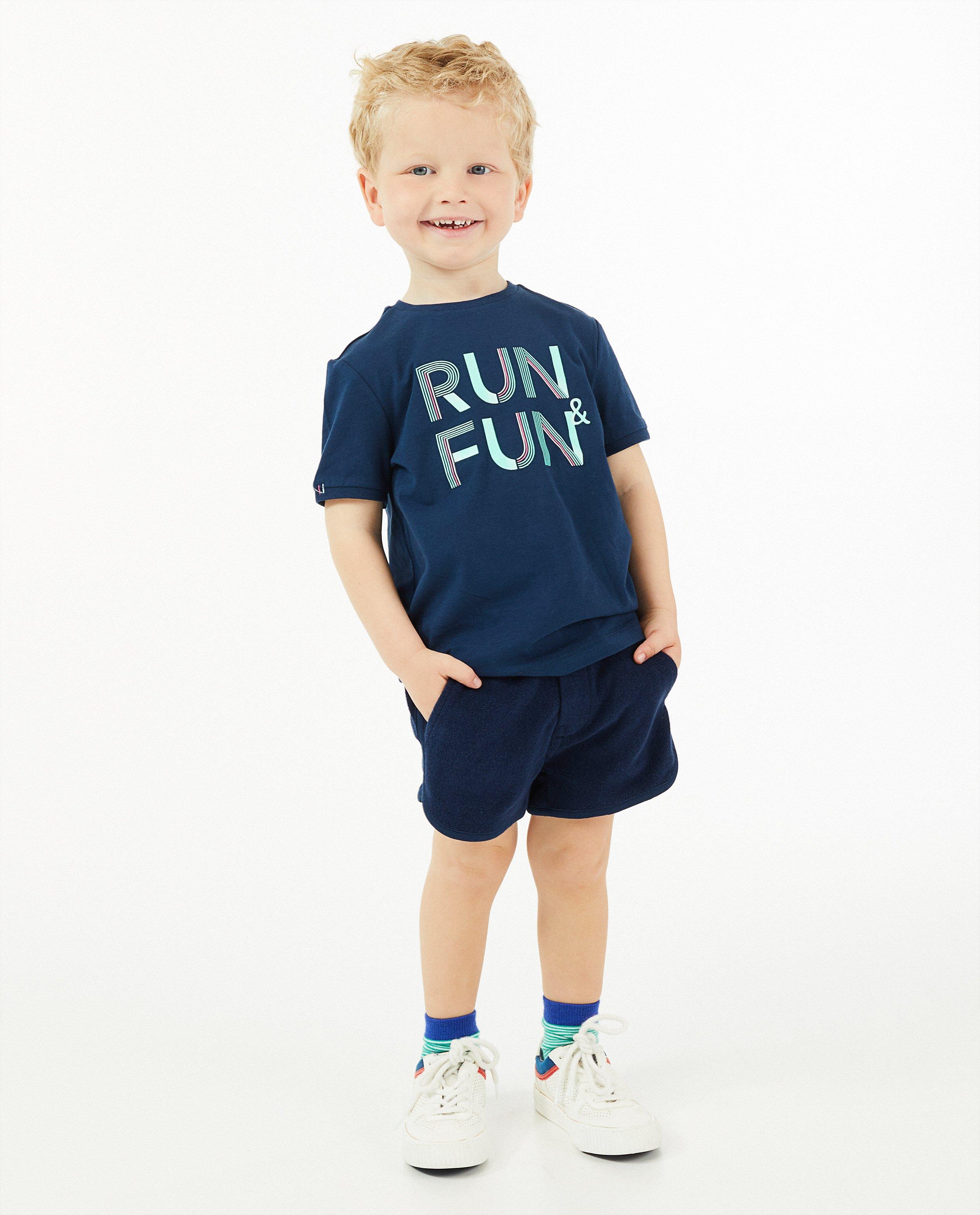 Biokatoenen T-shirt met print K3 - met opschrift - K3