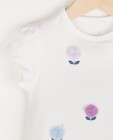 T-shirts - Wit T-shirt met flamingoprint