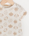 T-shirts - Gemêleerd T-shirtje met hondenprint