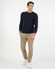 Fin pull bleu - doux tricot - Indeed