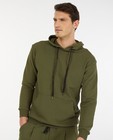 Donkergroene hoodie - met capuchon - Indeed