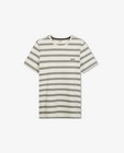 T-shirts - Offwhite T-shirt met strepen
