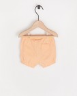 Shorts - Short orange à petits boutons
