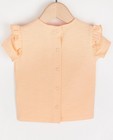T-shirts - Oranje T-shirt met volants