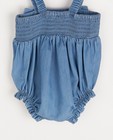 Jumpsuits - Blauwe salopette met strik