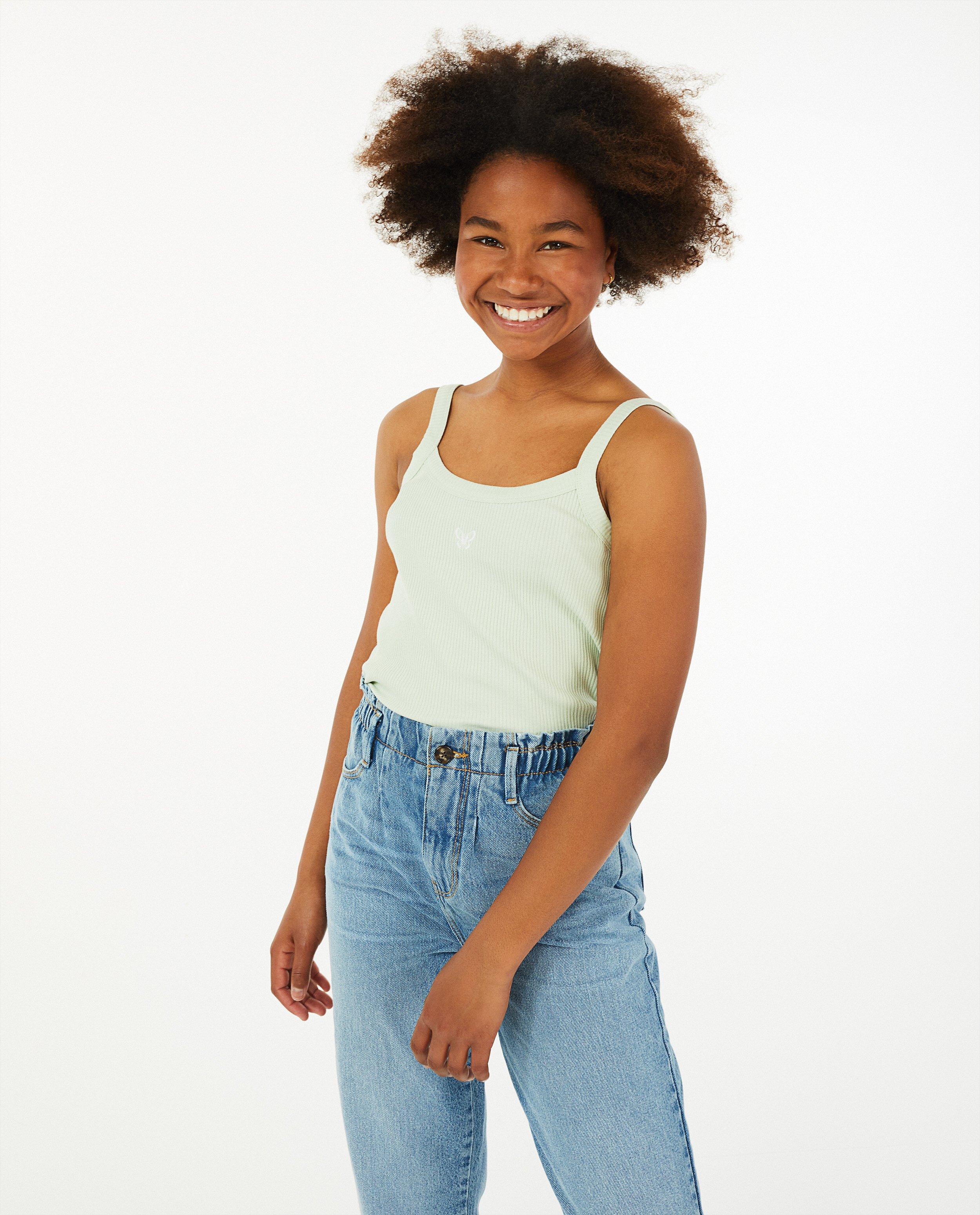 T-shirts - Top lilas côtelé