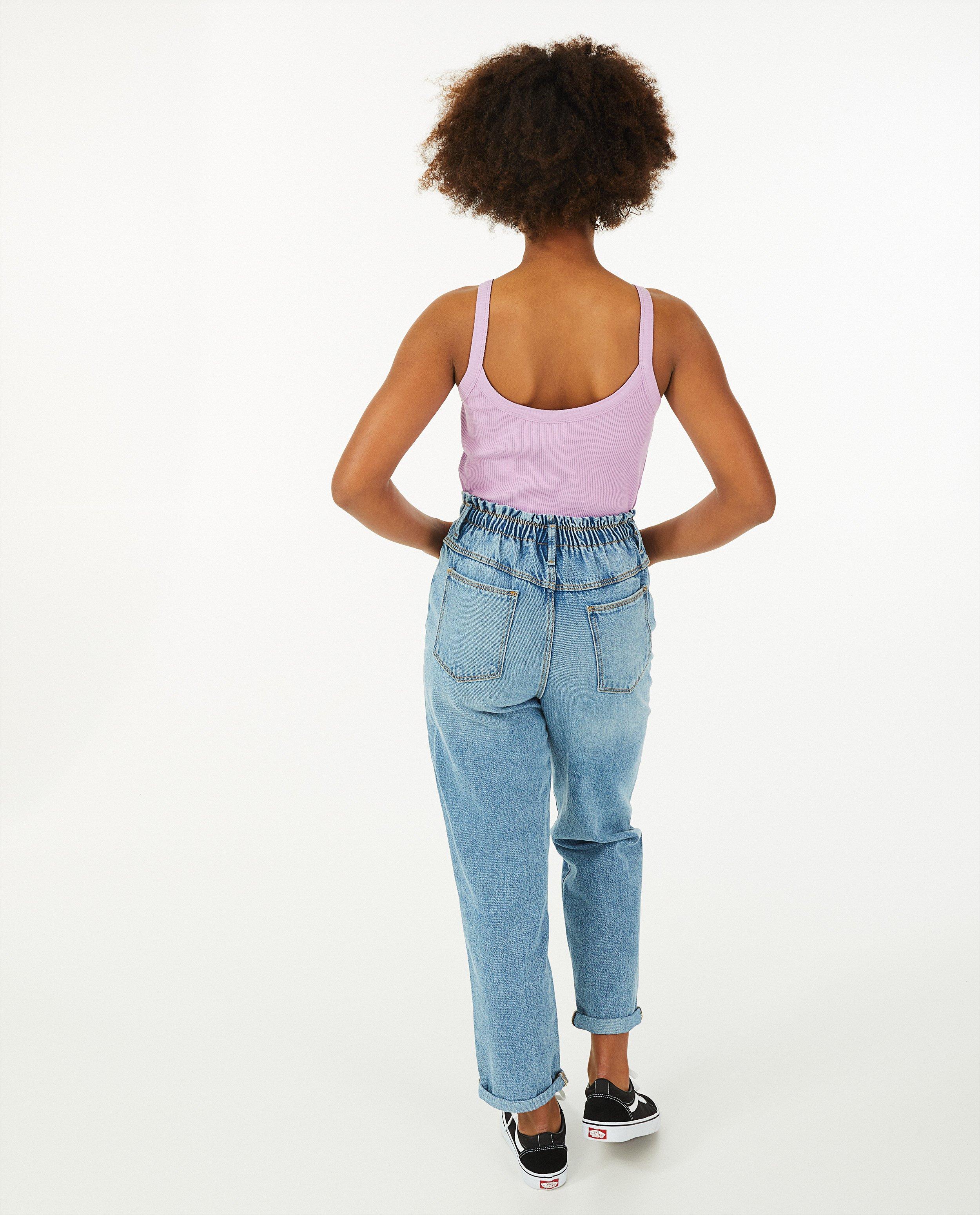T-shirts - Top lilas côtelé