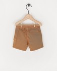 Shorts - Bermuda brun à taille élastique