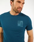 T-shirts - T-shirt bleu en coton bio 