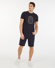 T-shirt en coton bio à imprimé - noir - Quarterback