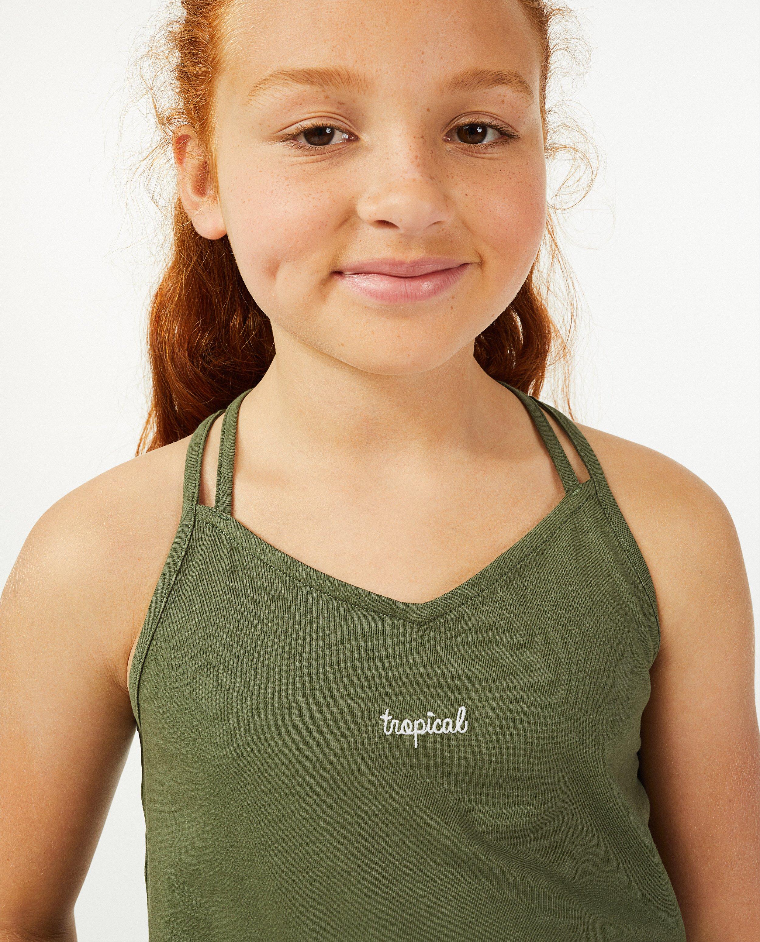 T-shirts - Top en coton bio à bretelles spaghetti