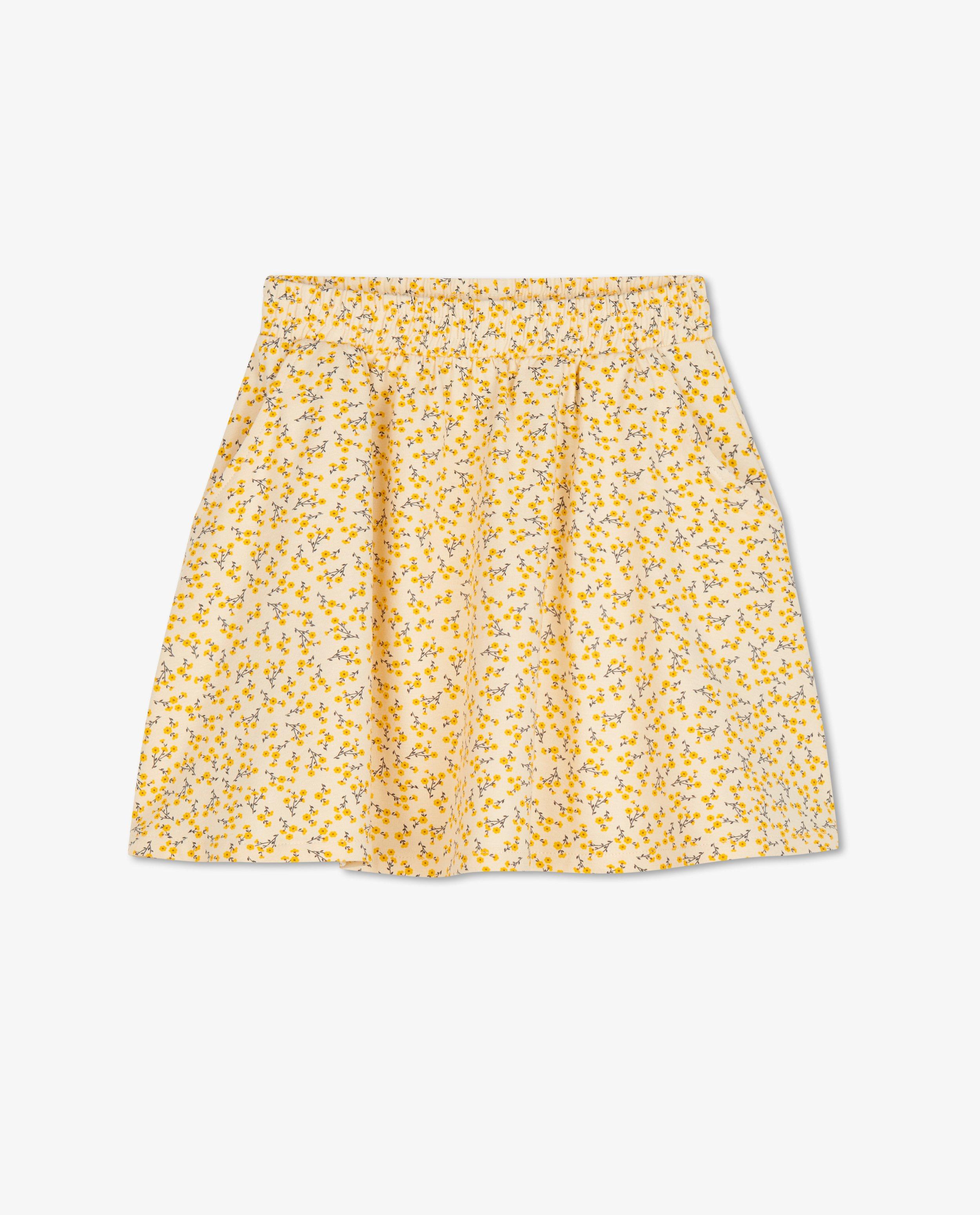 Rokken - Rok met lila bloemenprint BESTies