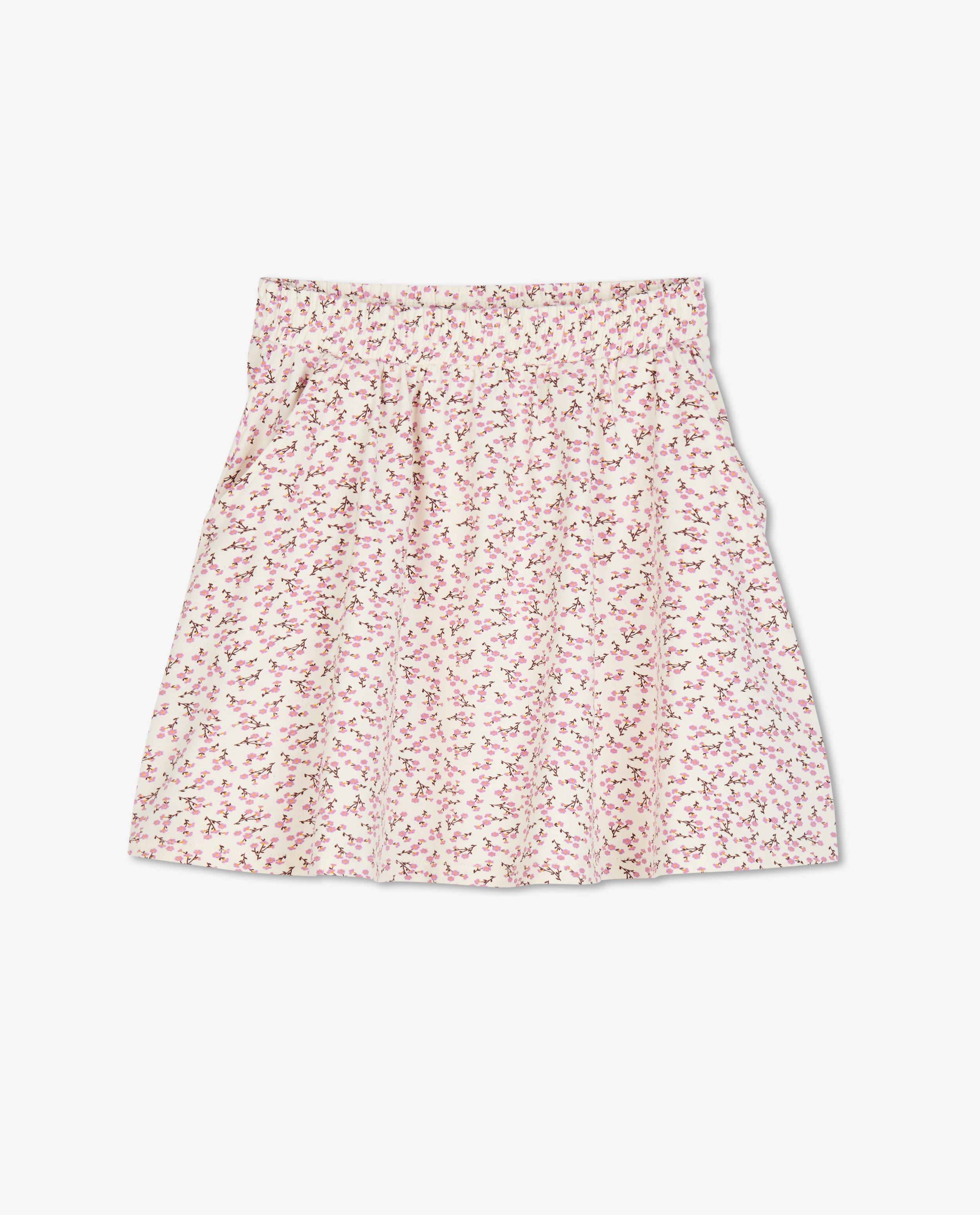 Rokken - Rok met lila bloemenprint BESTies