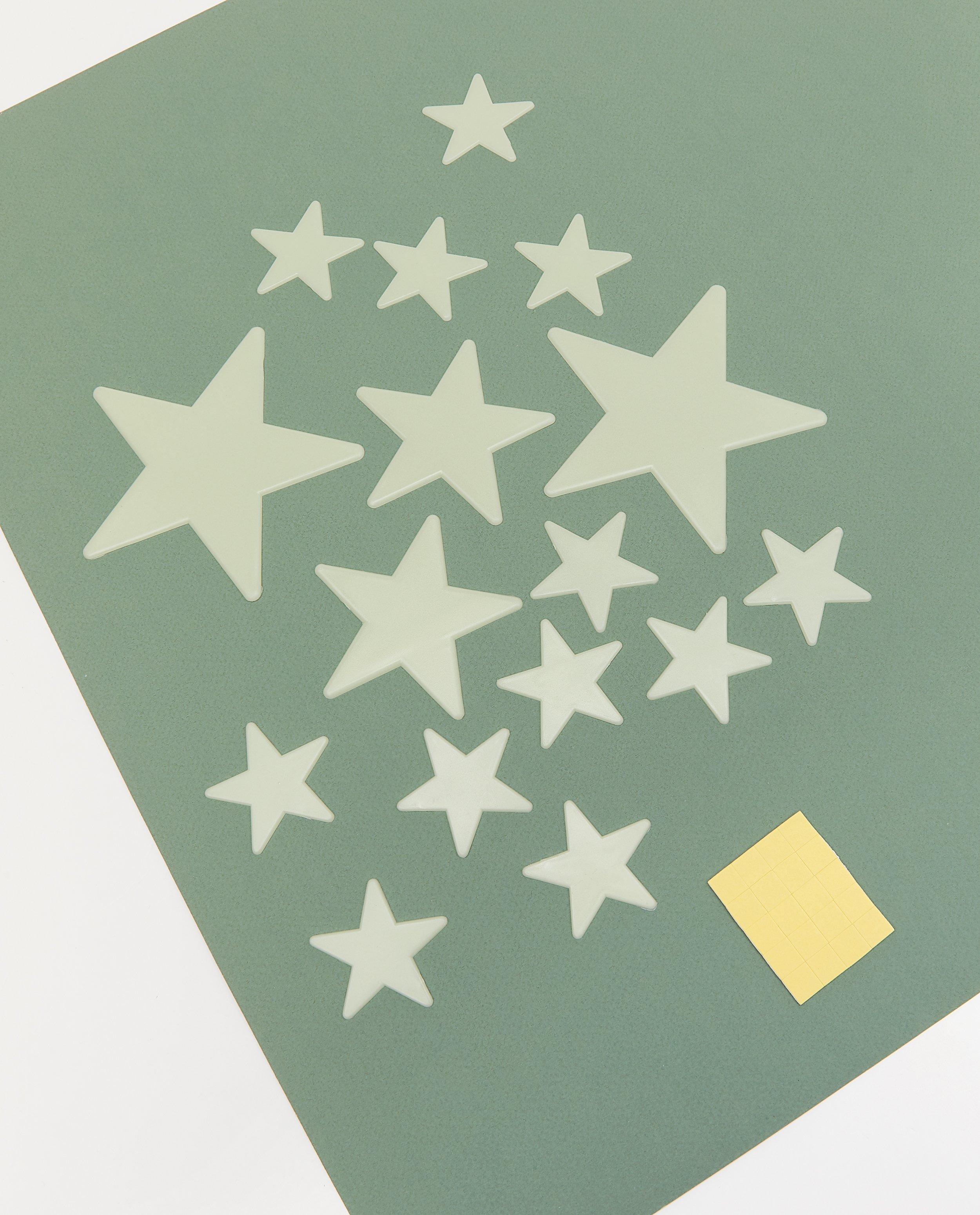 Cadeaux - Lot de 16 étoiles glow in the dark