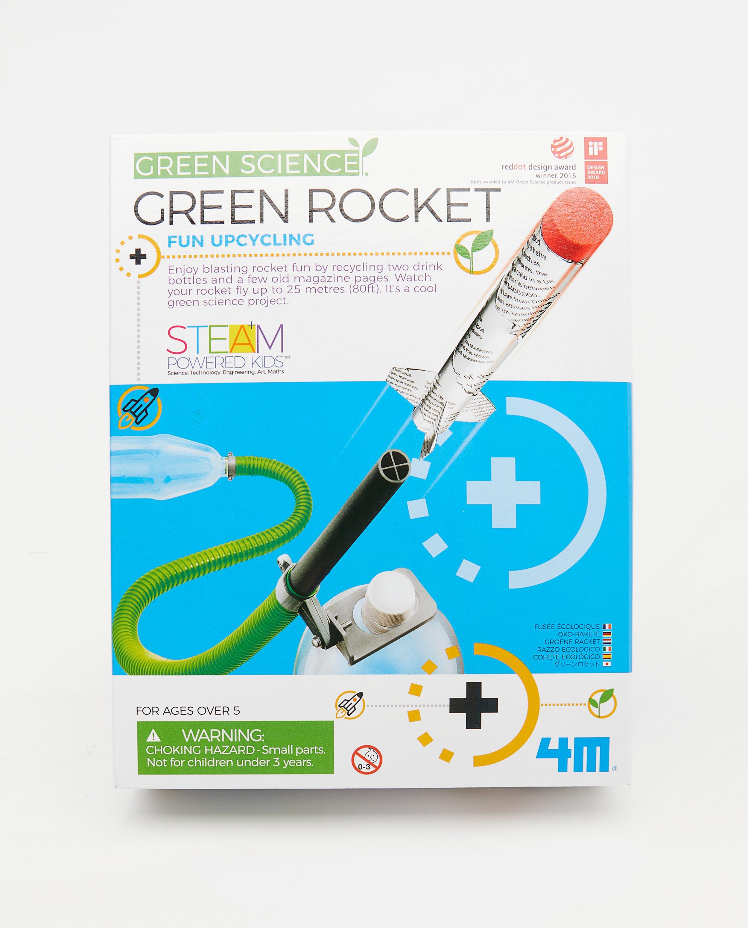 Kit de construction fusée verte 4M Kidzlabs - green science - JBC