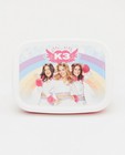 Roze boterhamdoos met print K3 - met verdeler - K3