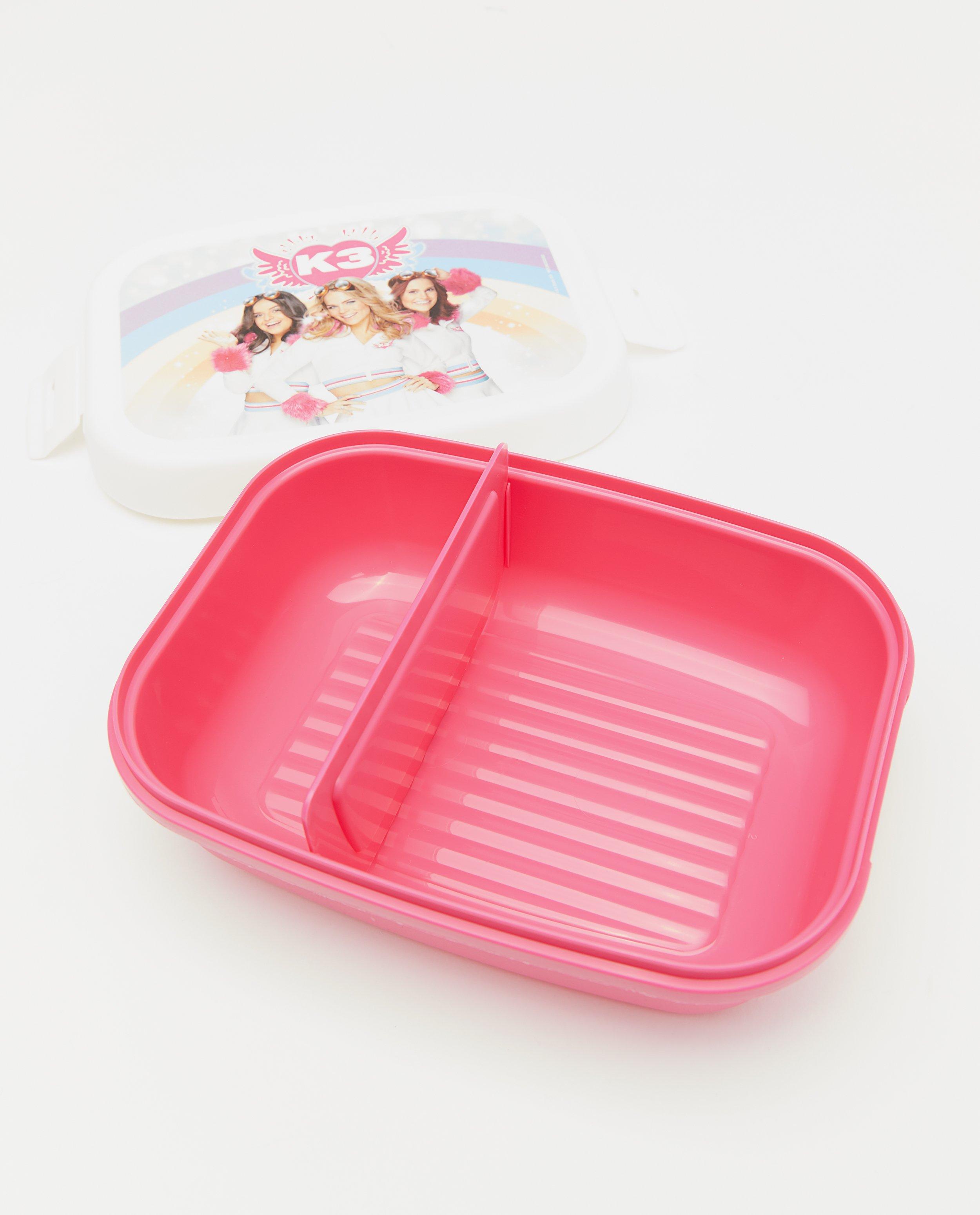 Cadeaux - Boîte à tartines rose à imprimé K3