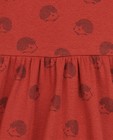 Robes - Robe rouge à imprimé à hérissons BESTies