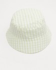Bonneterie - Chapeau blanc-vert Atelier Bossier, enfants