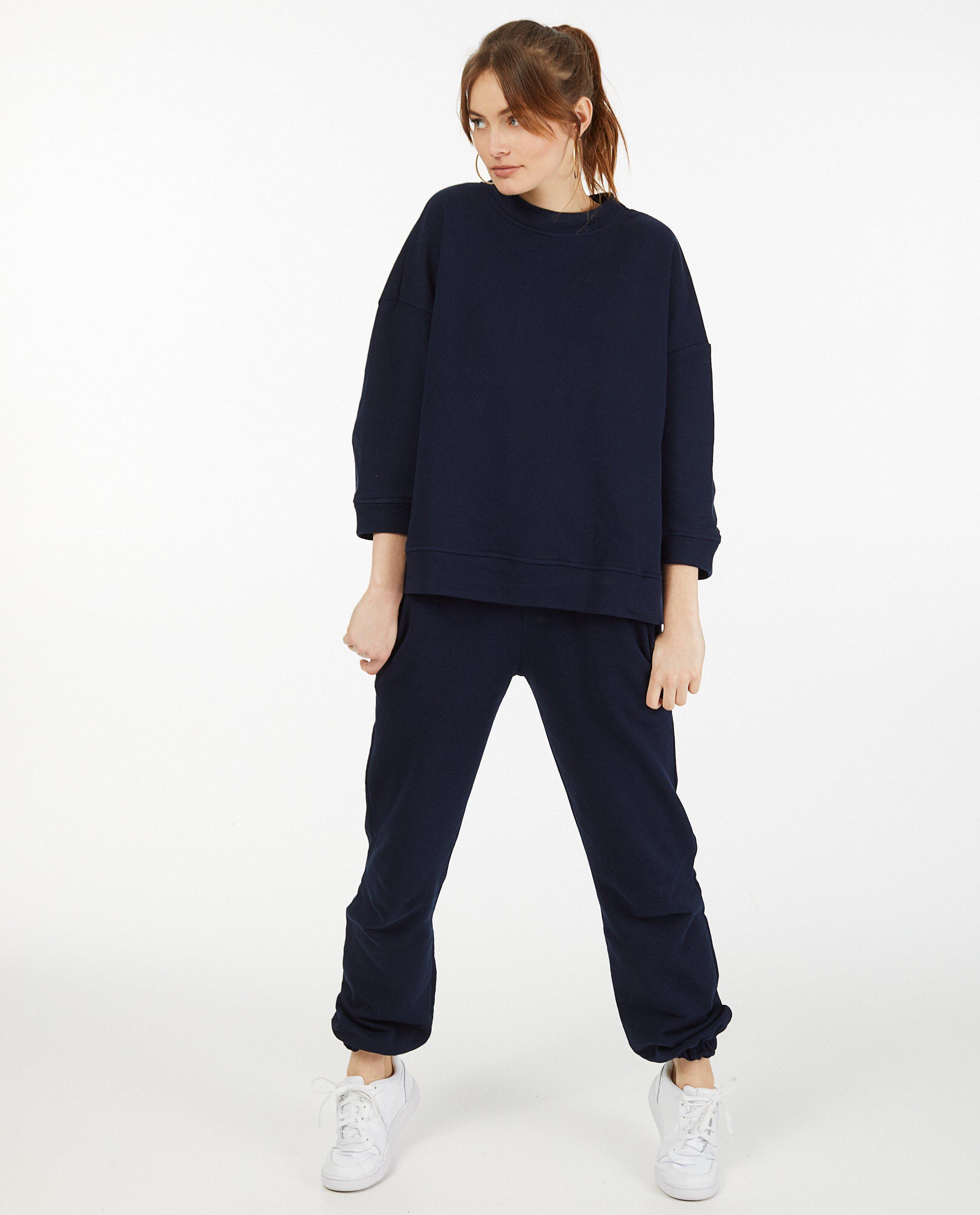 Bruine oversized sweater Ella Italia - stretch - Ella Italia