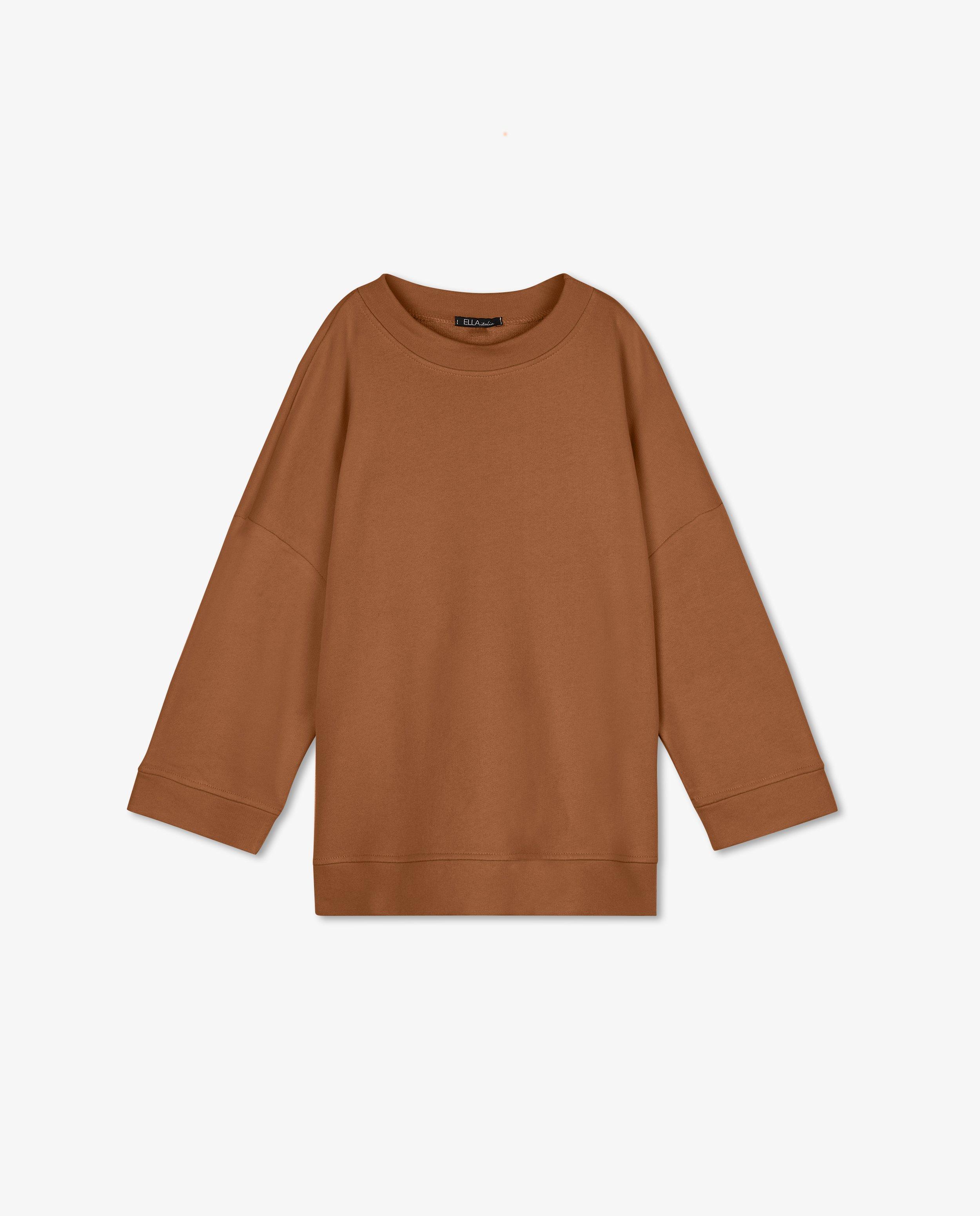 Sweaters - Offwhite oversized sweater Ella Italia