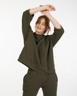 Groene oversized sweater Ella Italia - stretch - Ella Italia