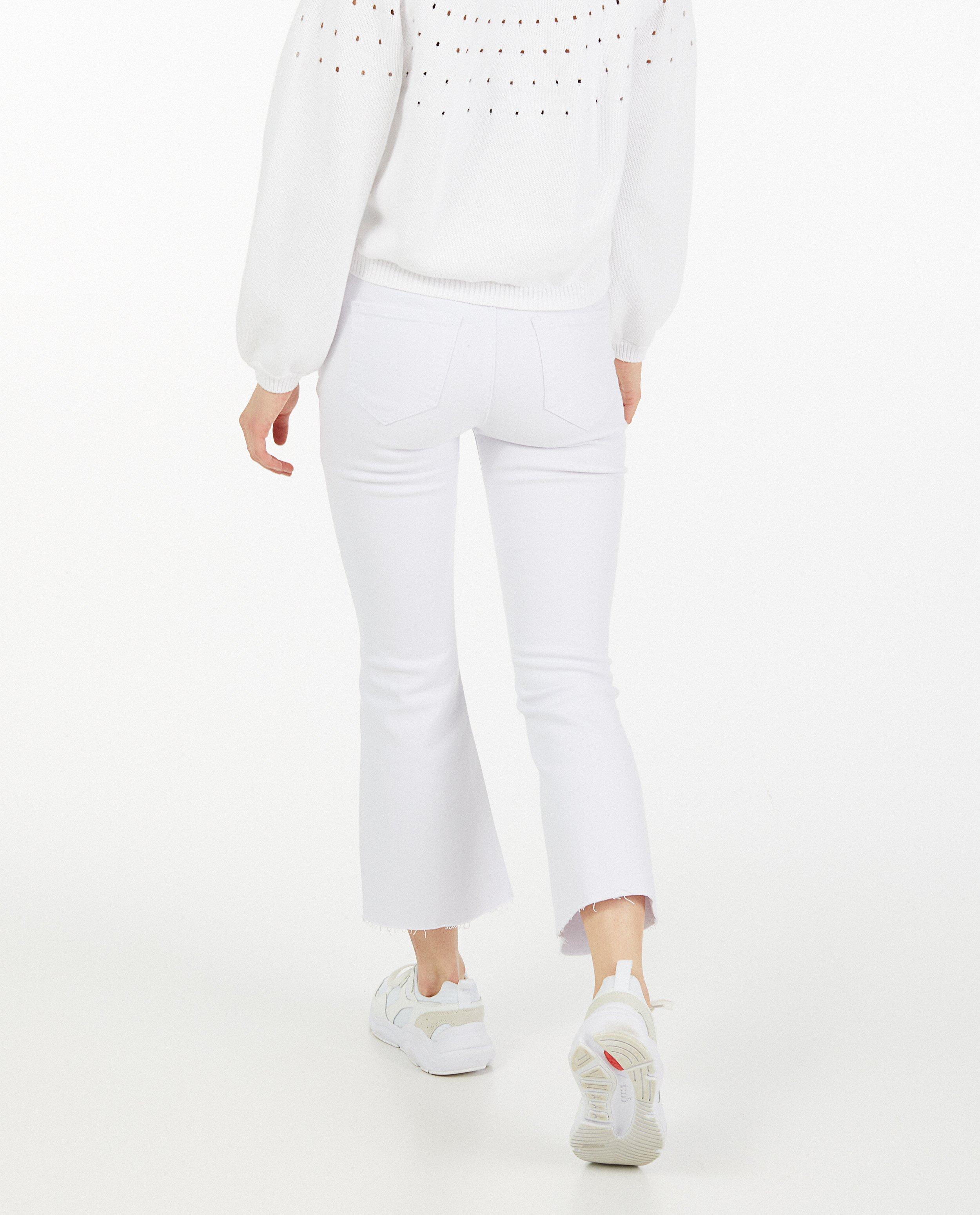 Jeans - Witte jeans met rafels Ella Italia