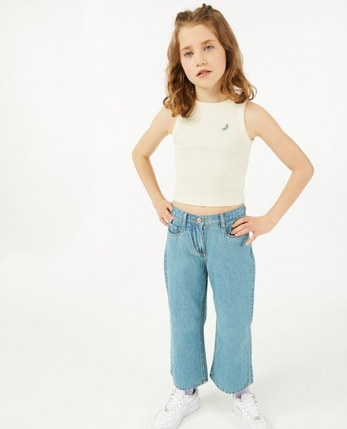 Denim culotte Peppa, 7-14 jaar - lichtblauw - JBC