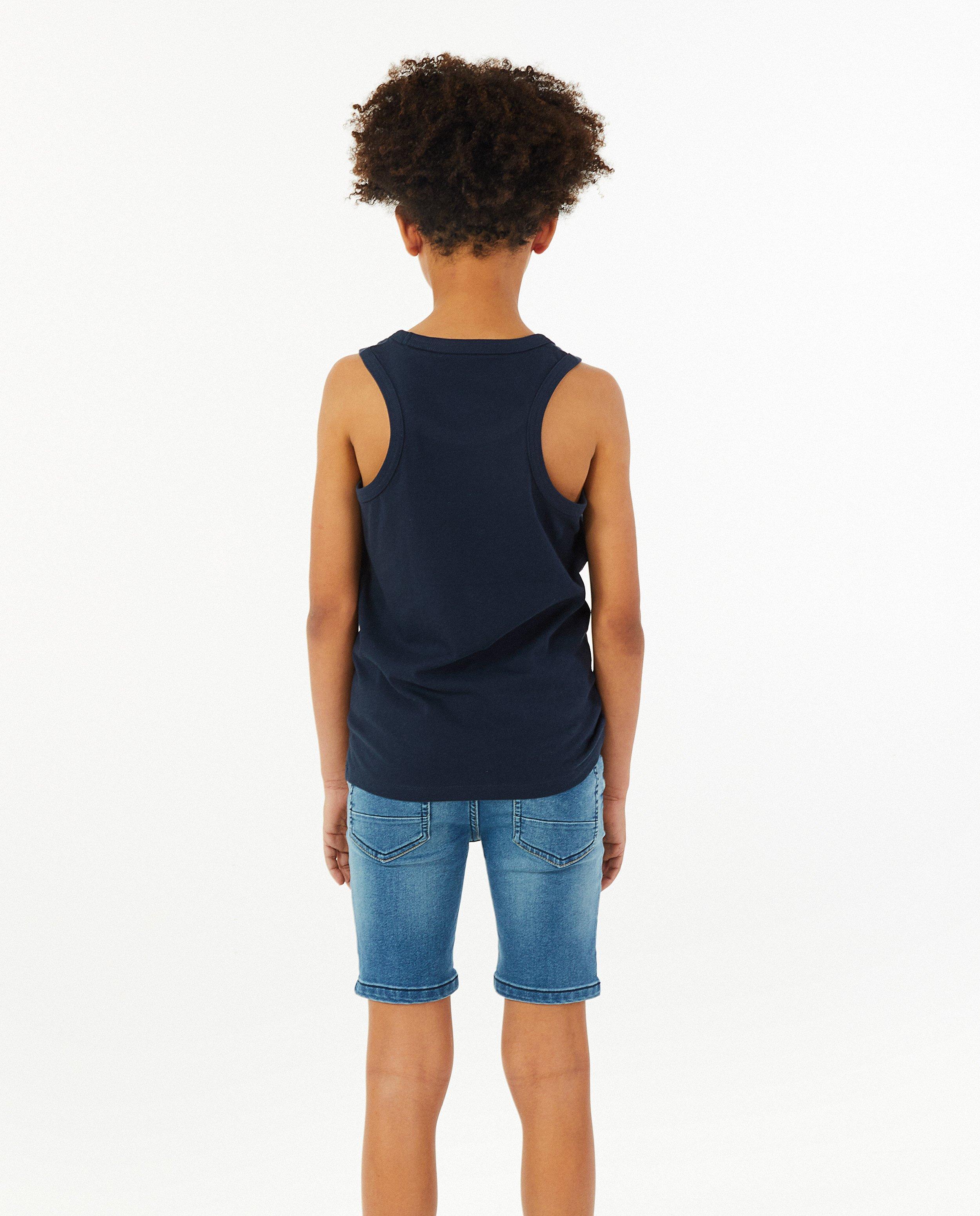 T-shirts - Groene tanktop met print BESTies