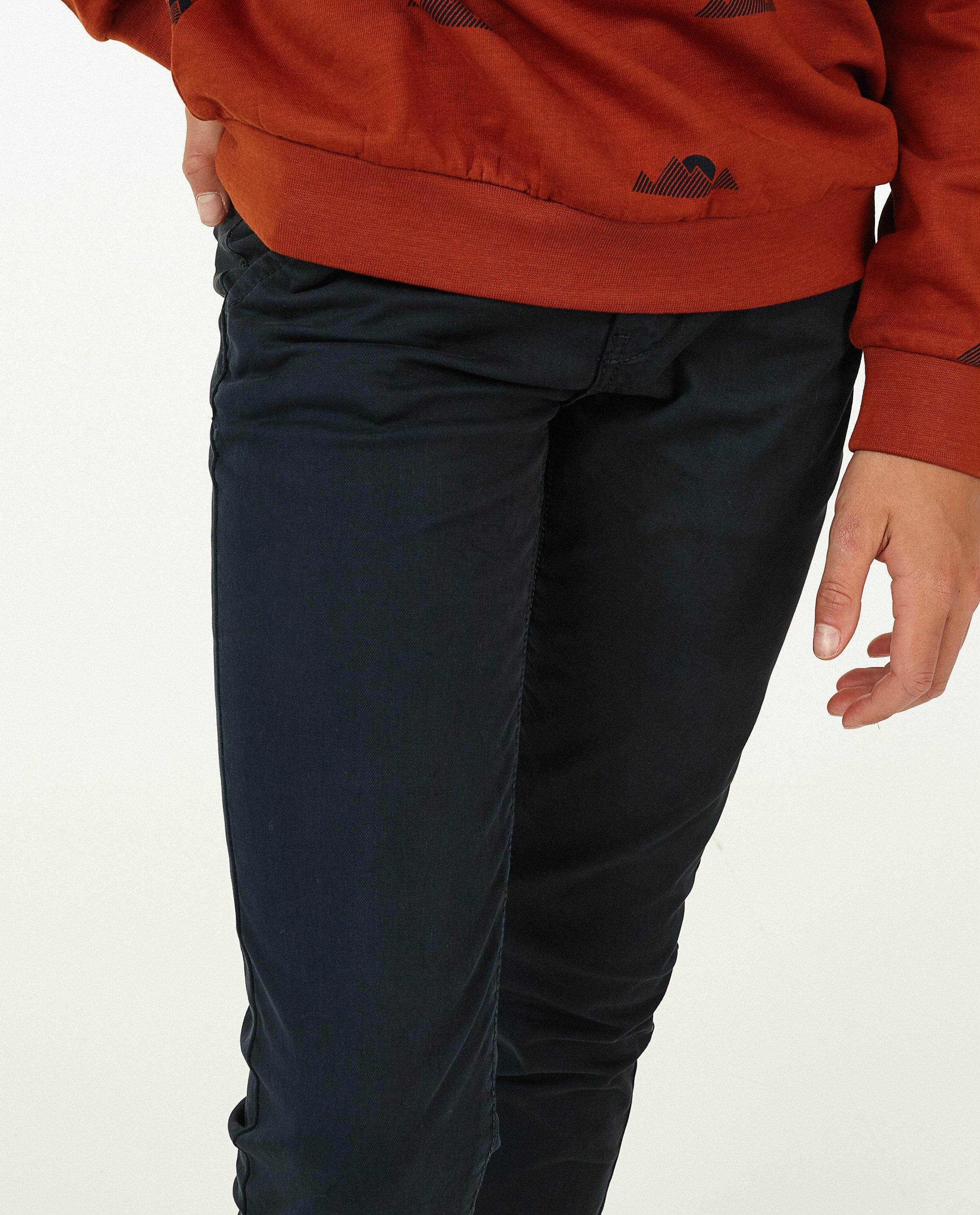 Broeken - Roodbruine chino, 9 -15 jaar