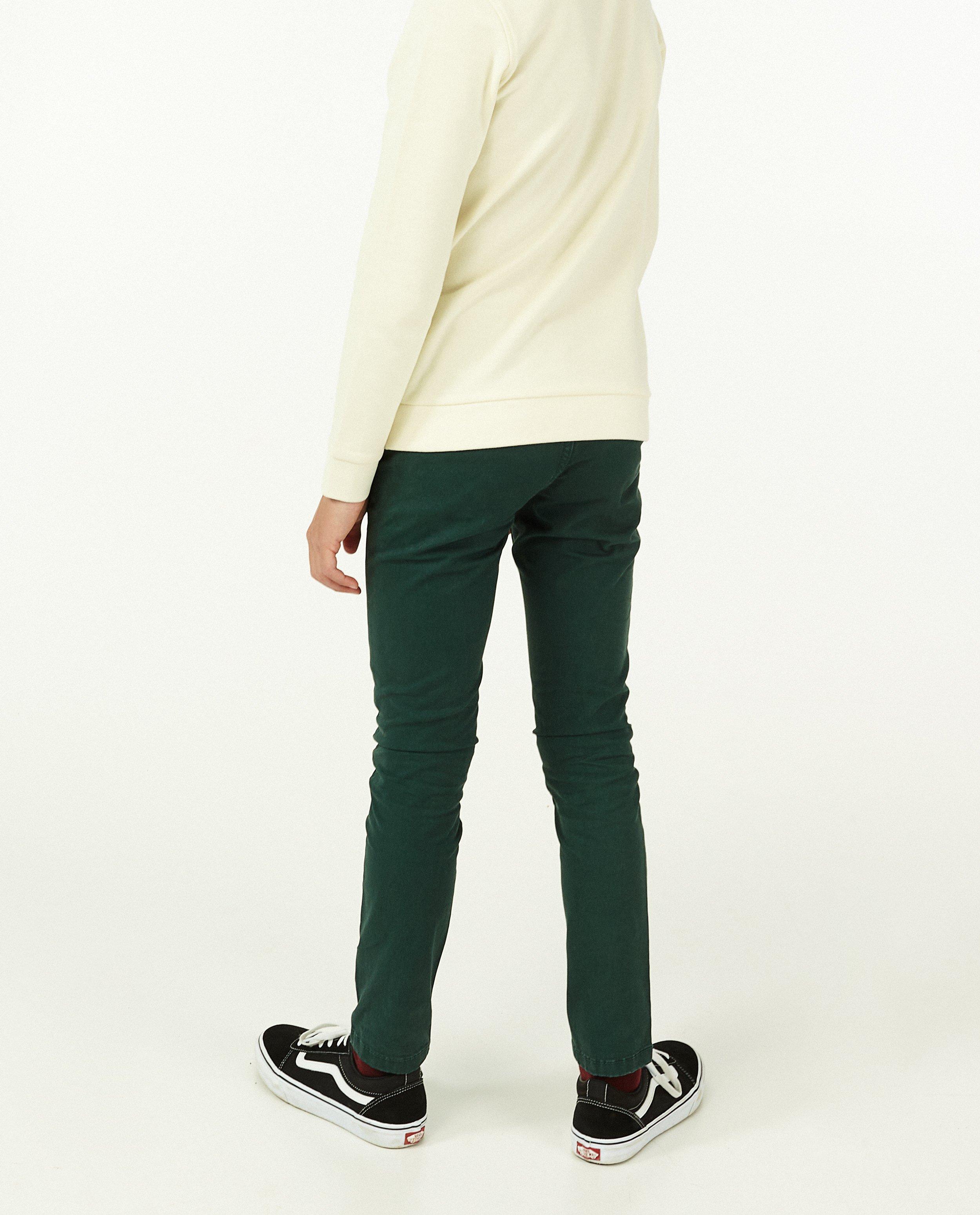 Broeken - Roodbruine chino, 9 -15 jaar