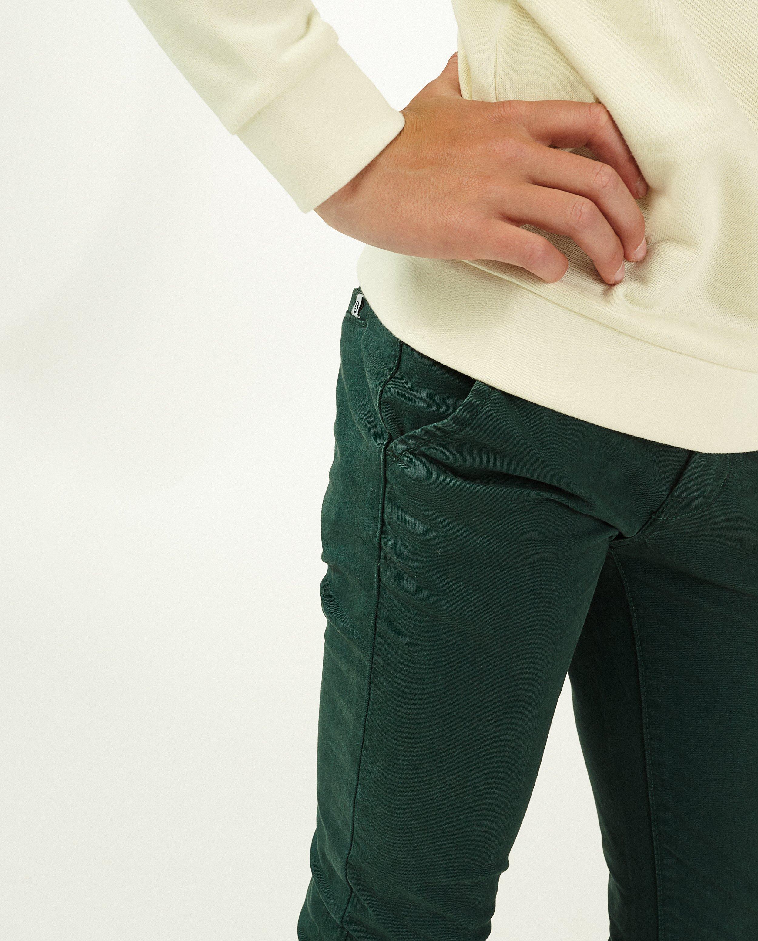 Broeken - Roodbruine chino, 9 -15 jaar