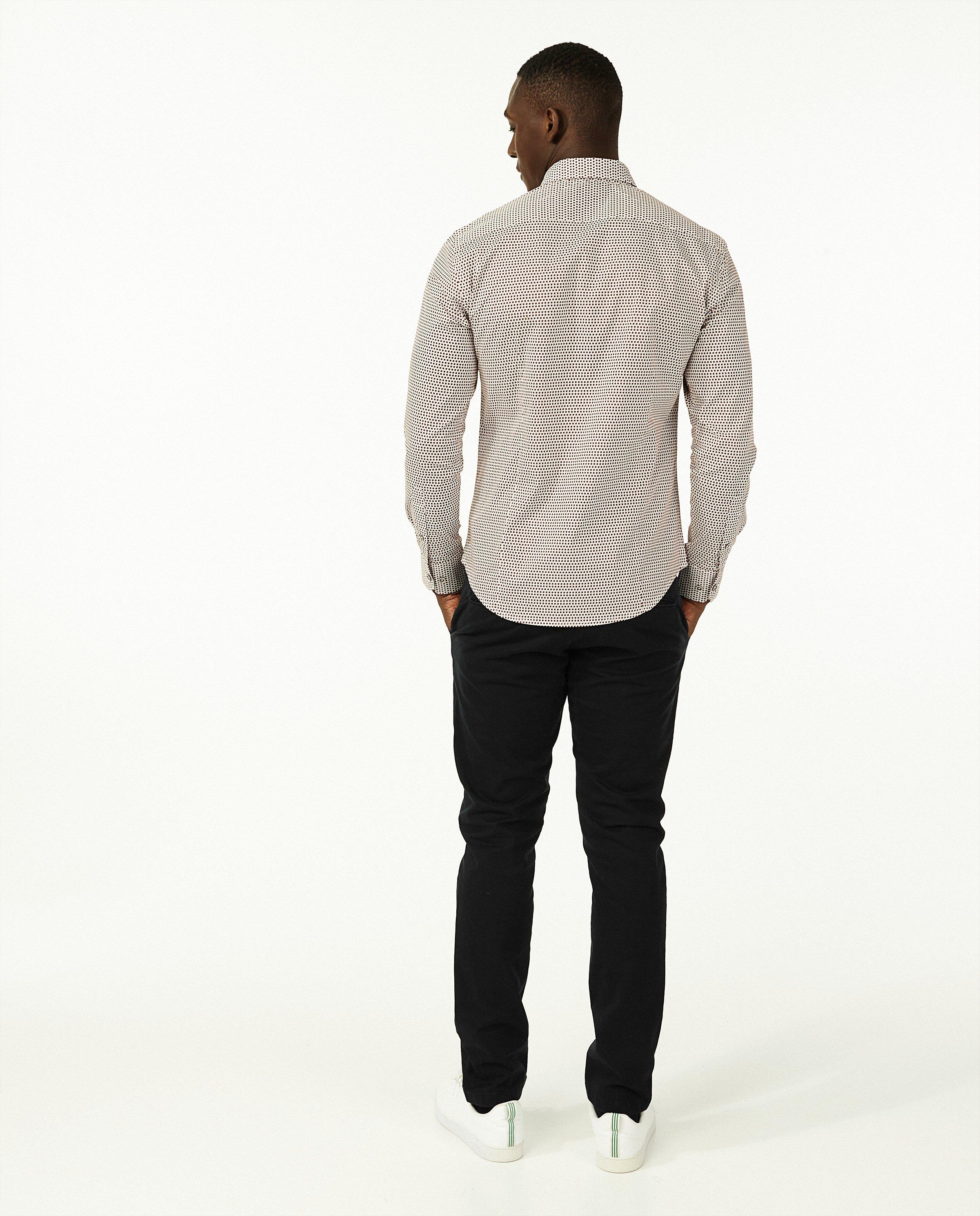 Broeken - Kakigroene chino slim fit Matthew