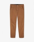 Pantalons - Chino brun slim fit Matthew