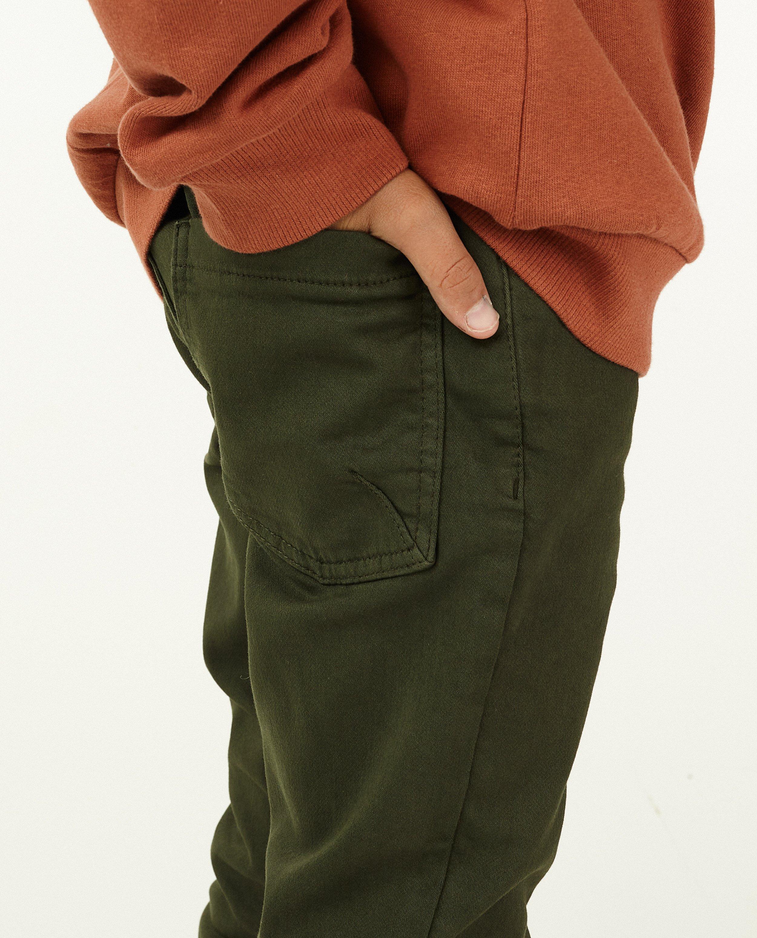 Broeken - Skinny van organic sweat denim, 9-15 jaar 