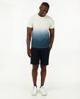Biokatoenen T-shirt met gradiënt - slim fit - Quarterback