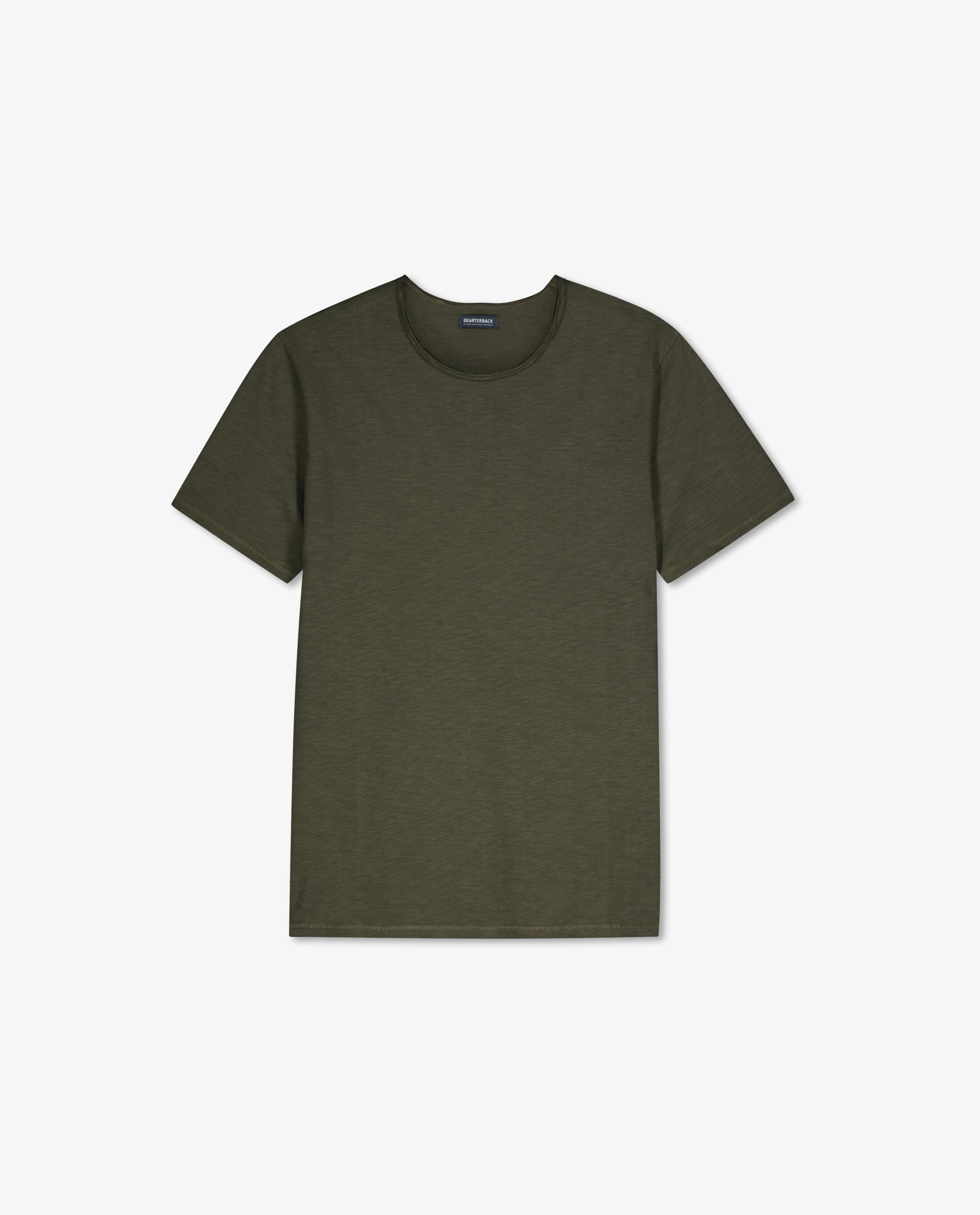 T-shirts - Biokatoenen T-shirt in bruin