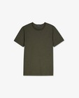 T-shirts - T-shirt brun en coton bio 