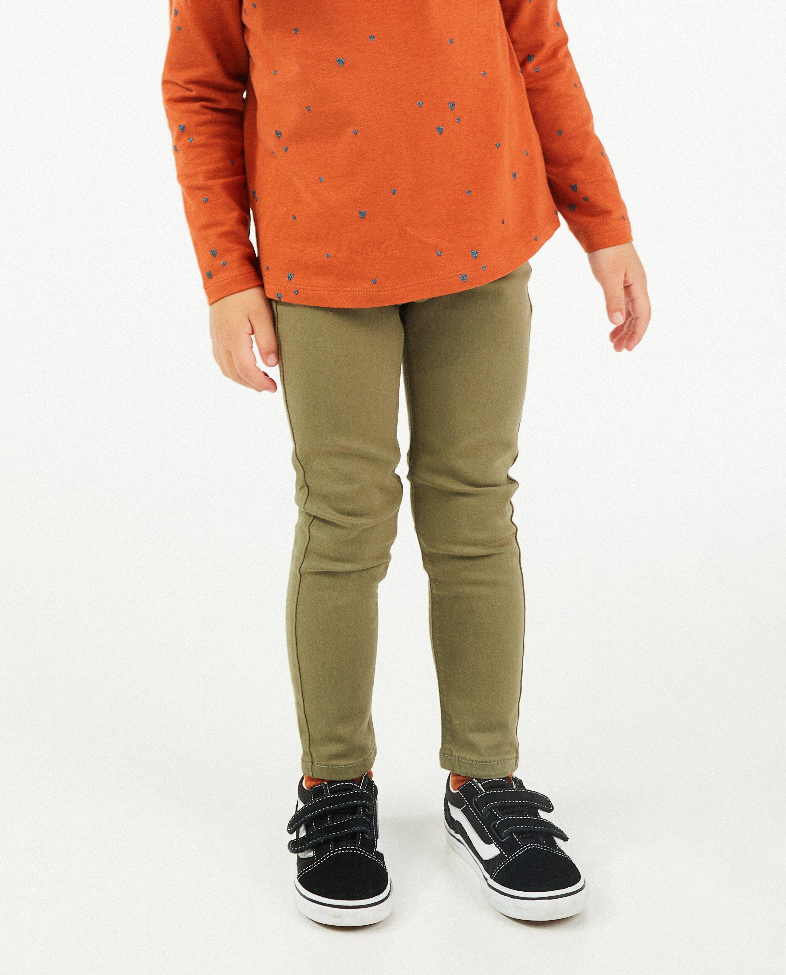 Broeken - Donkerroze jegging BESTies