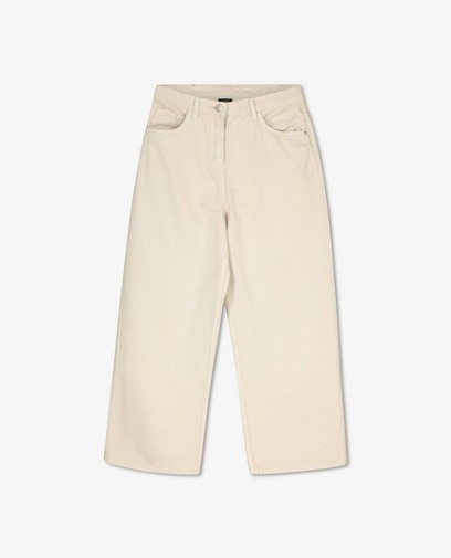 Jupe-culotte beige en denim Pilar Jupe-culotte beige en denim Pilar