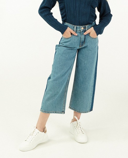 Jeans - Blauwe culotte Peppa, 7-14 jaar