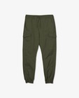 Pantalon cargo brun en coton bio - avec du stretch - Iveo