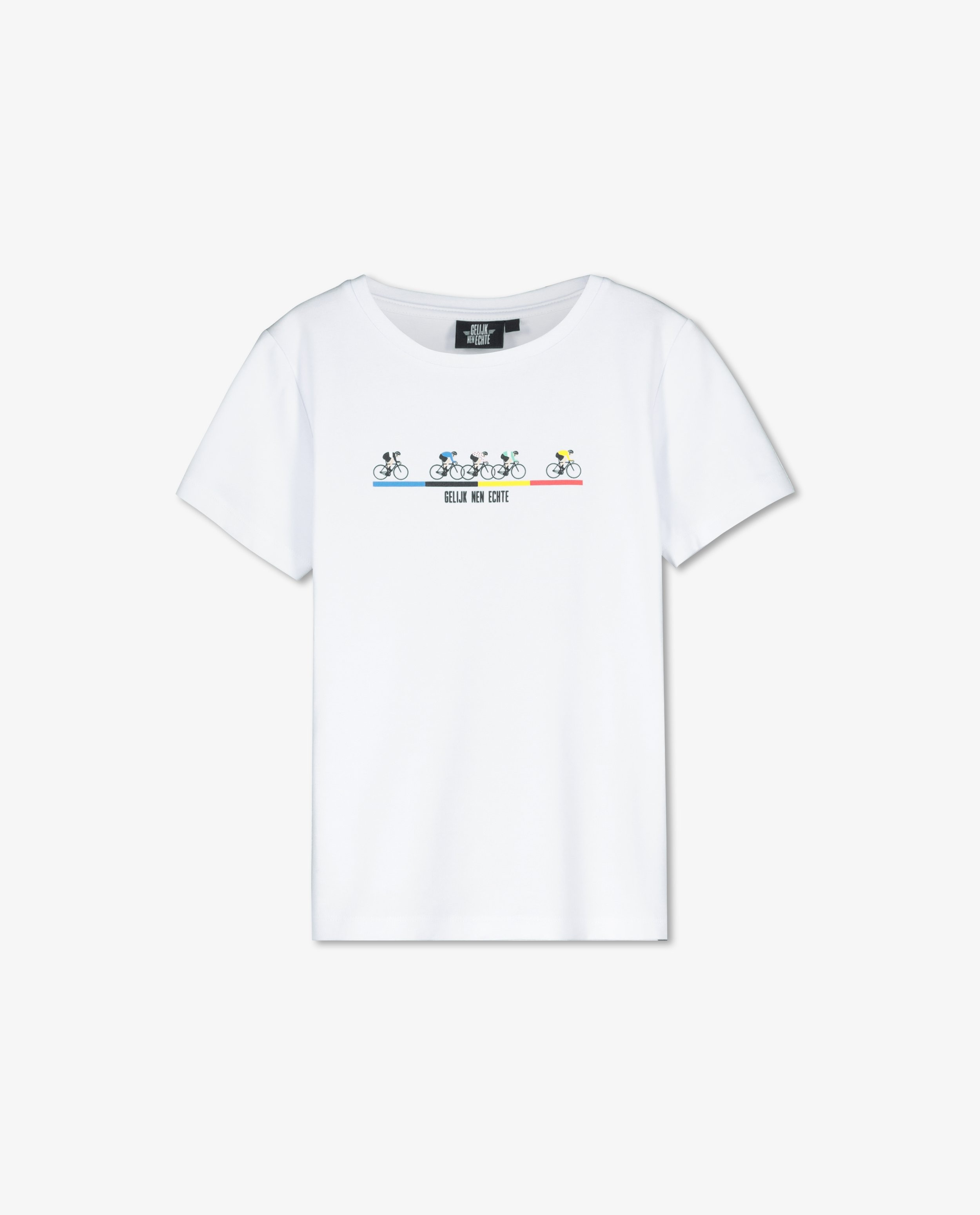 T-shirts - 'Gelijk nen Echte'-T-shirt, 7-14 jaar