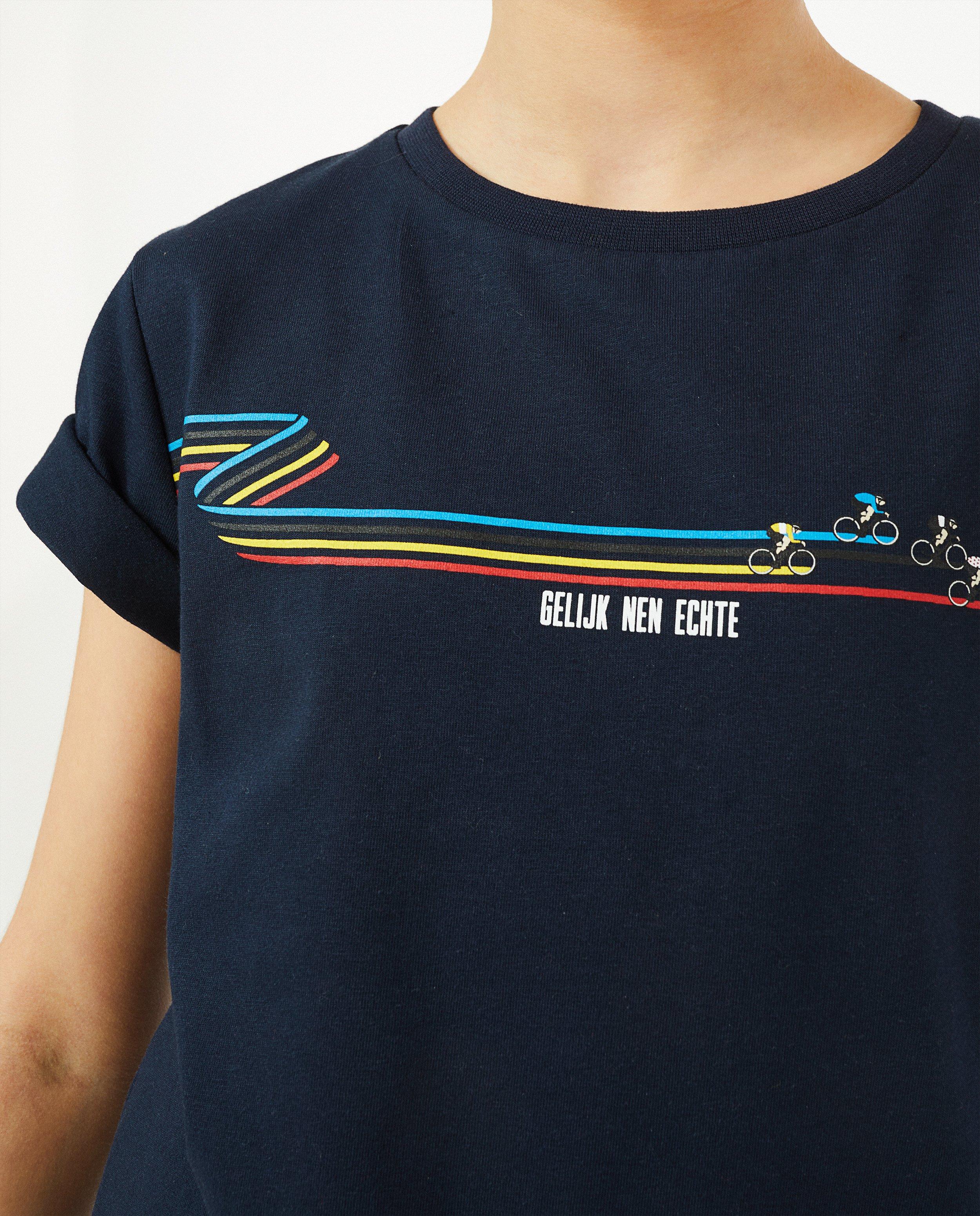 T-shirts - 'Gelijk nen Echte'-T-shirt, 7-14 jaar