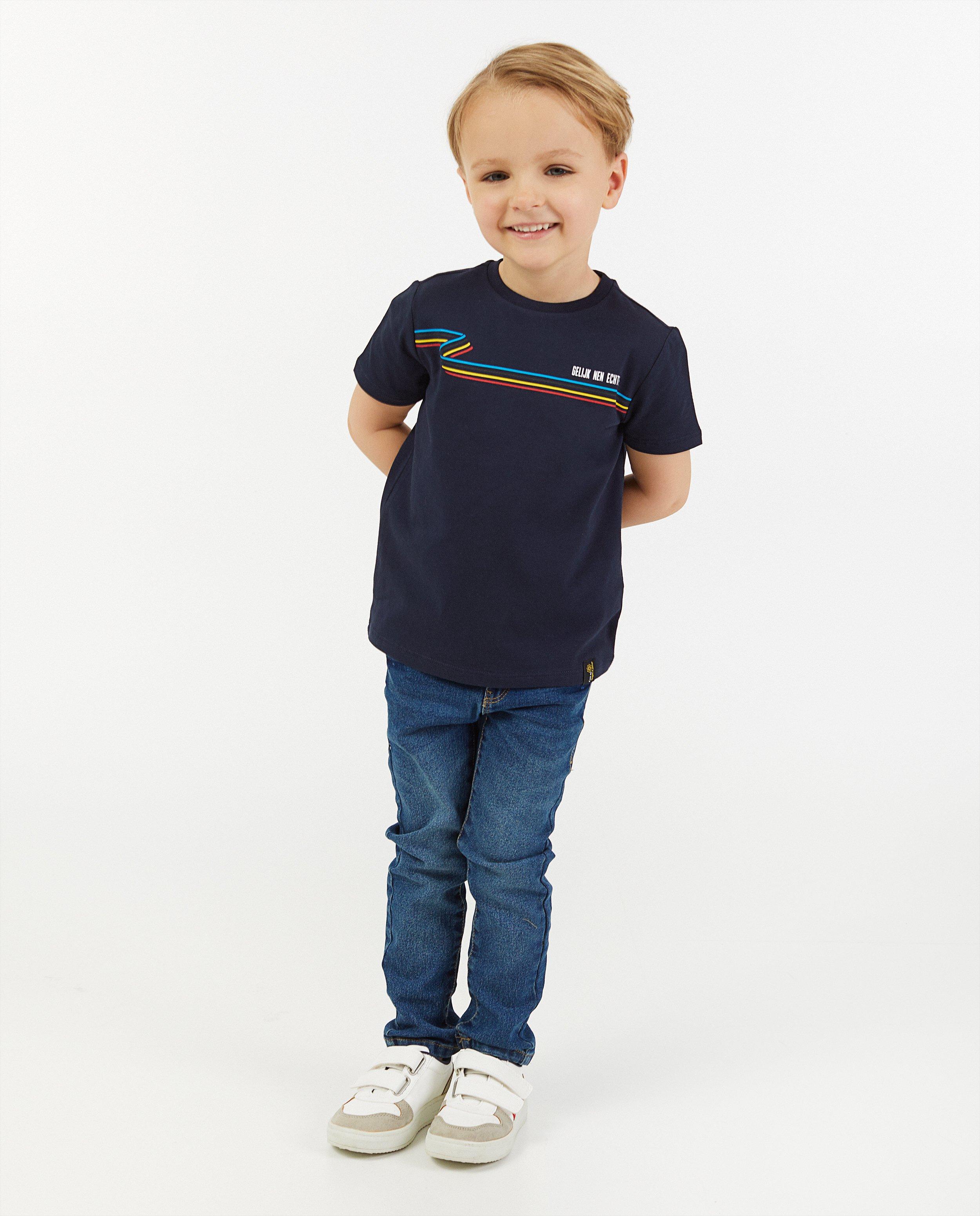 T-shirt « Gelijk nen Echte », 2-7 ans - Kom op tegen Kanker - Kom op tegen Kanker