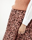 Jupes - Jupe rose à imprimé léopard Sora